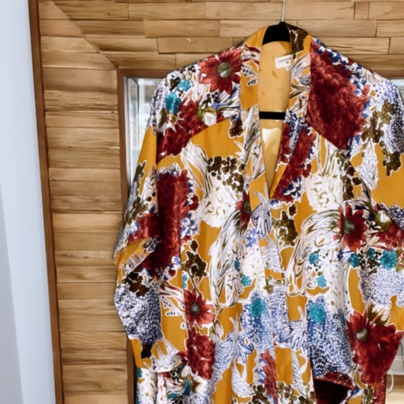 Colorful Kimono| Robe | Duster | Boho | World Market | OS - Picture 4 of 4